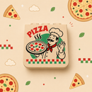 MINI PIXEL PIZZA SET – 6-Slice Articulated Pizza + Storage Box