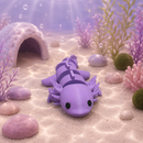 AXOLOTL BESTIES – Pink & Purple Articulated Duo