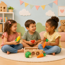 Veggie Wiggle Garden – 4-in-1 Sensory Fidget Set