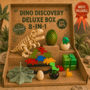 DINO DISCOVERY DELUXE BOX – 8-in-1 Ultimate Prehistoric Sensory Kit