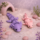 AXOLOTL BESTIES – Pink & Purple Articulated Duo